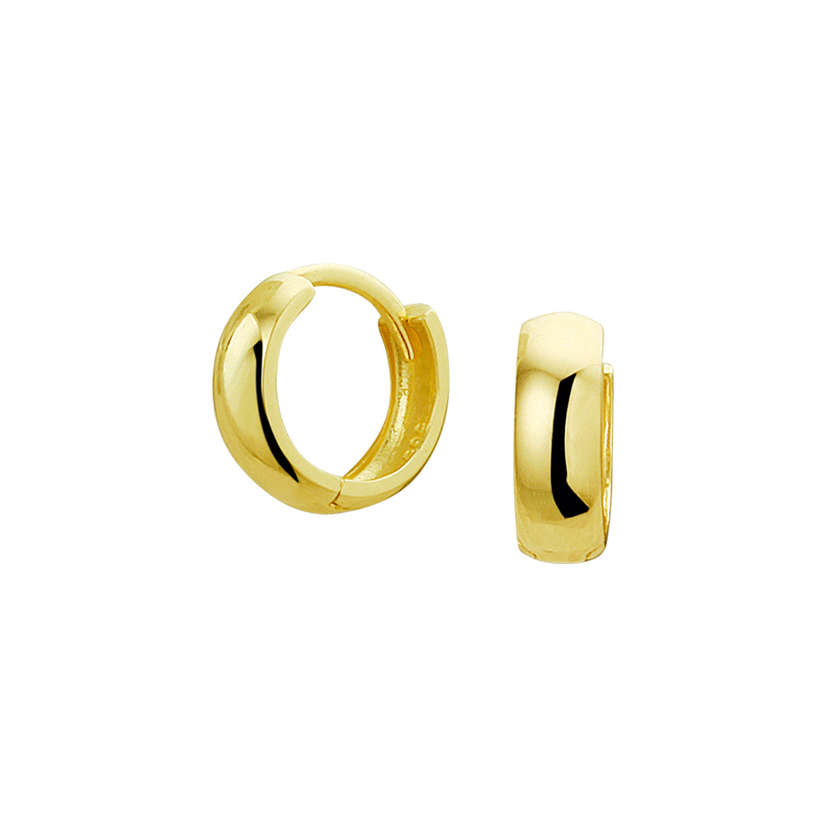Chunky Gold Huggie Hoops