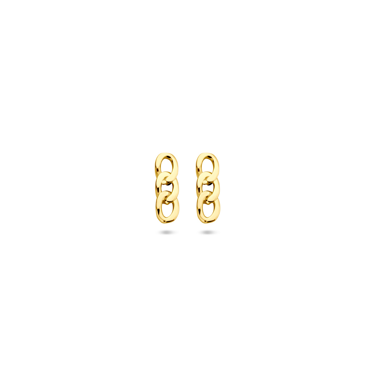 Chain bar stud earrings - Image 2