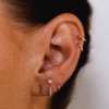 Flat back piercing pearl - Thumbnail Image 2