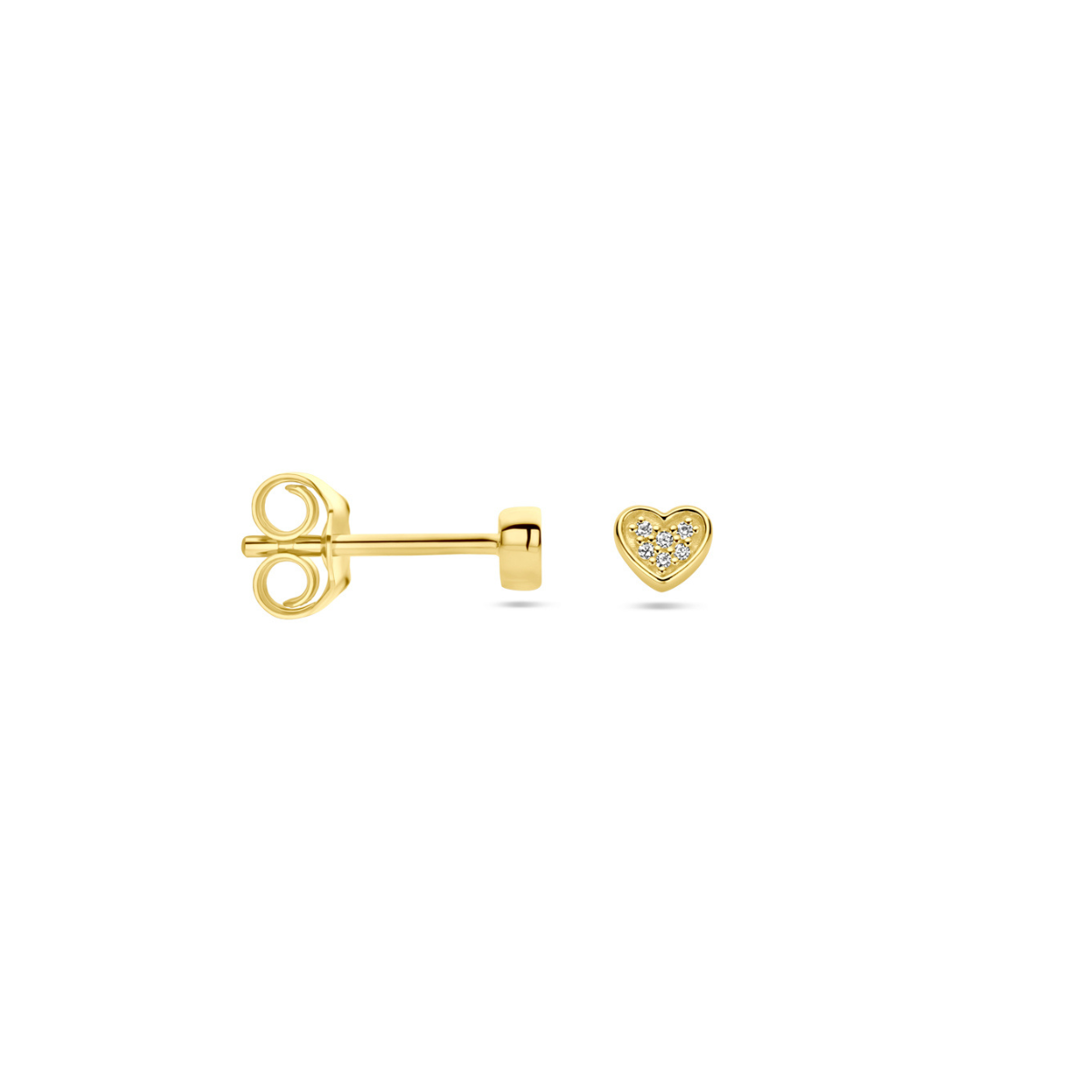 Radiant heart studs