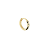 Medium gold huggie hoop - Thumbnail Image 1