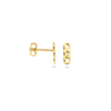 Chain bar stud earrings - Thumbnail Image 1