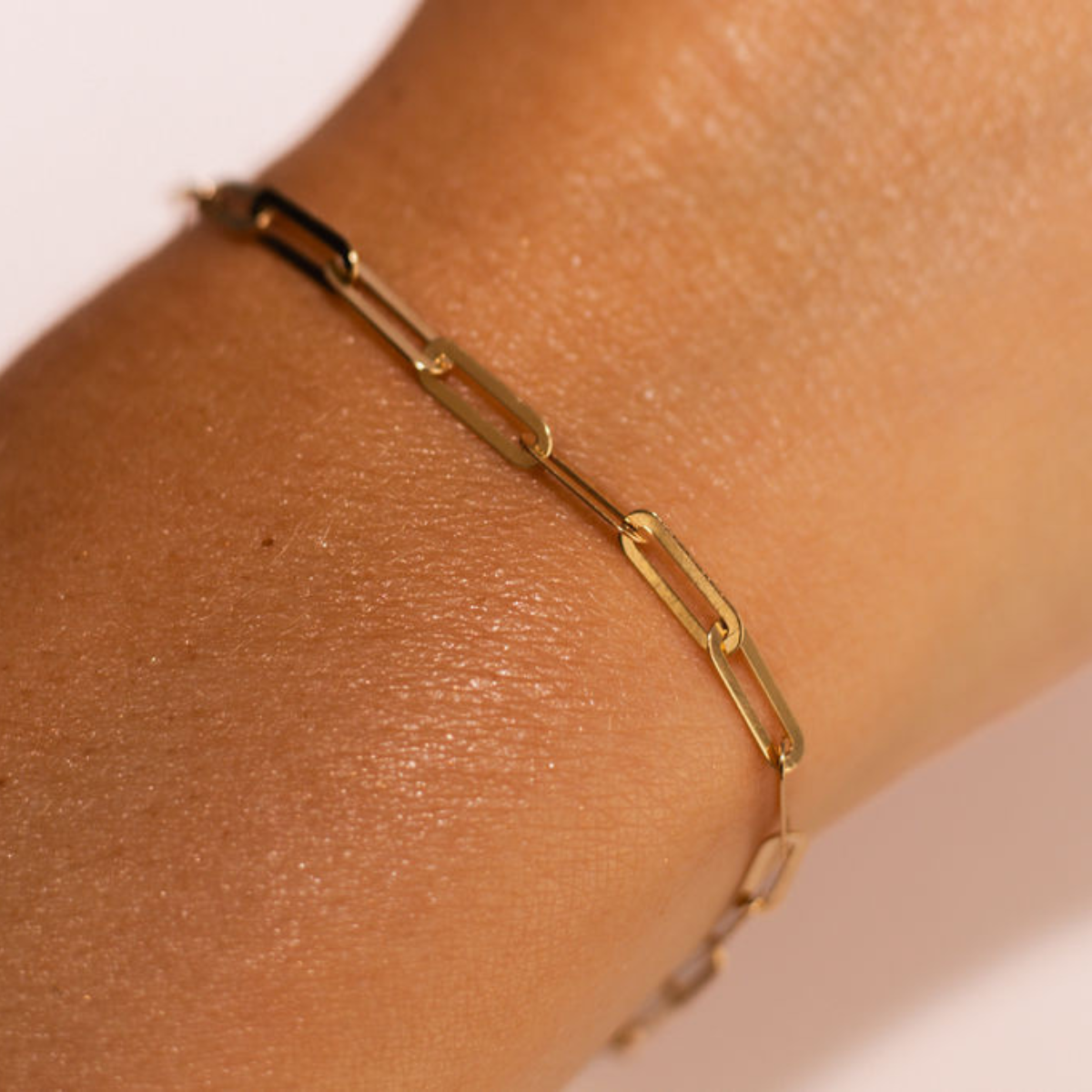 Flat paperclip bracelet - Image 3