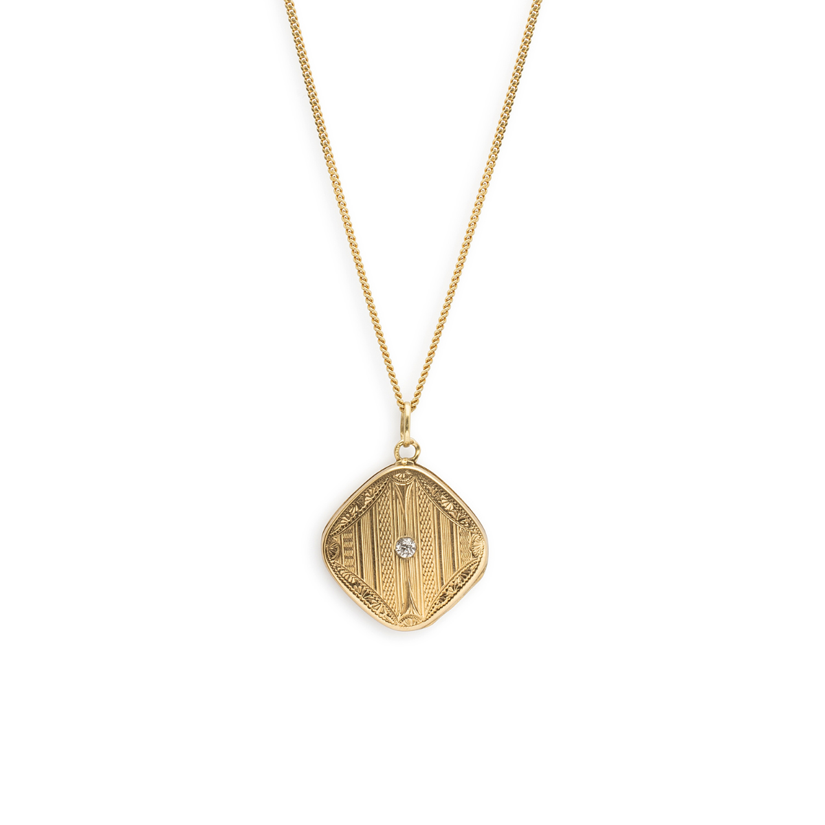 Folded diamond memory charm