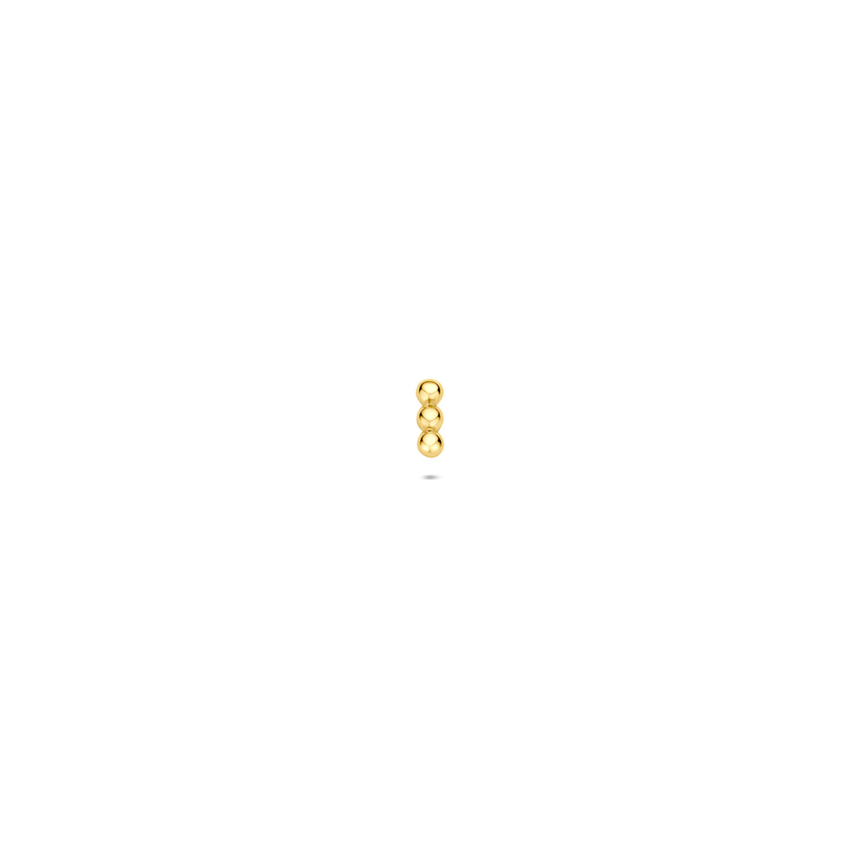 Gold ball flat back vertical